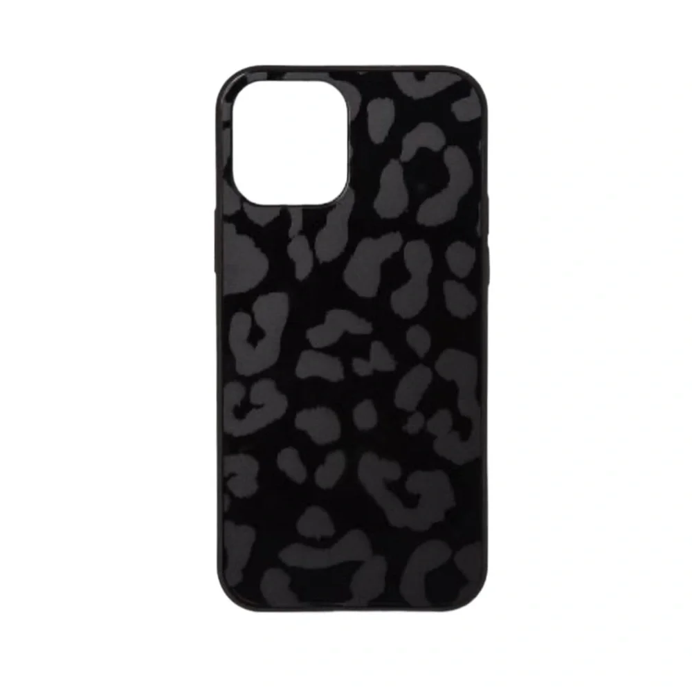 NEW Heydey IPhone 13 Black Leopard Print Case
